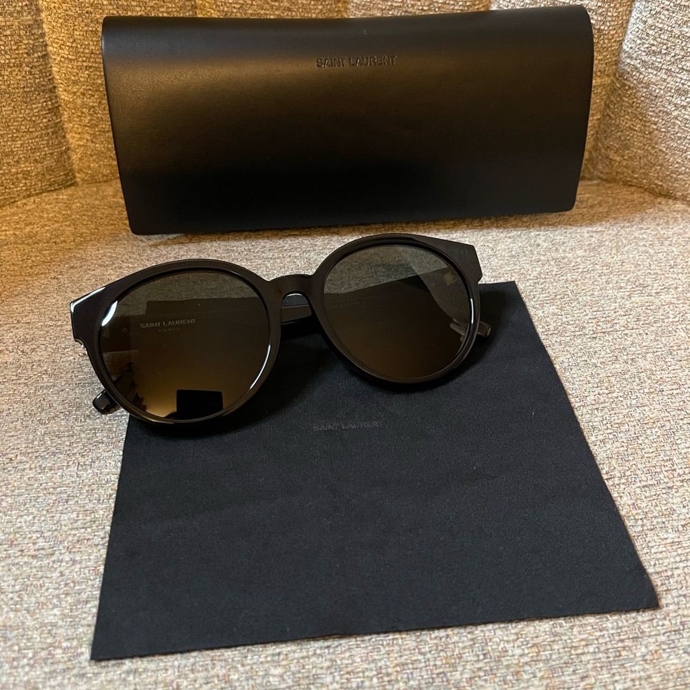 Authentic Saint Laurent YSL Round Acetate Sunglasses